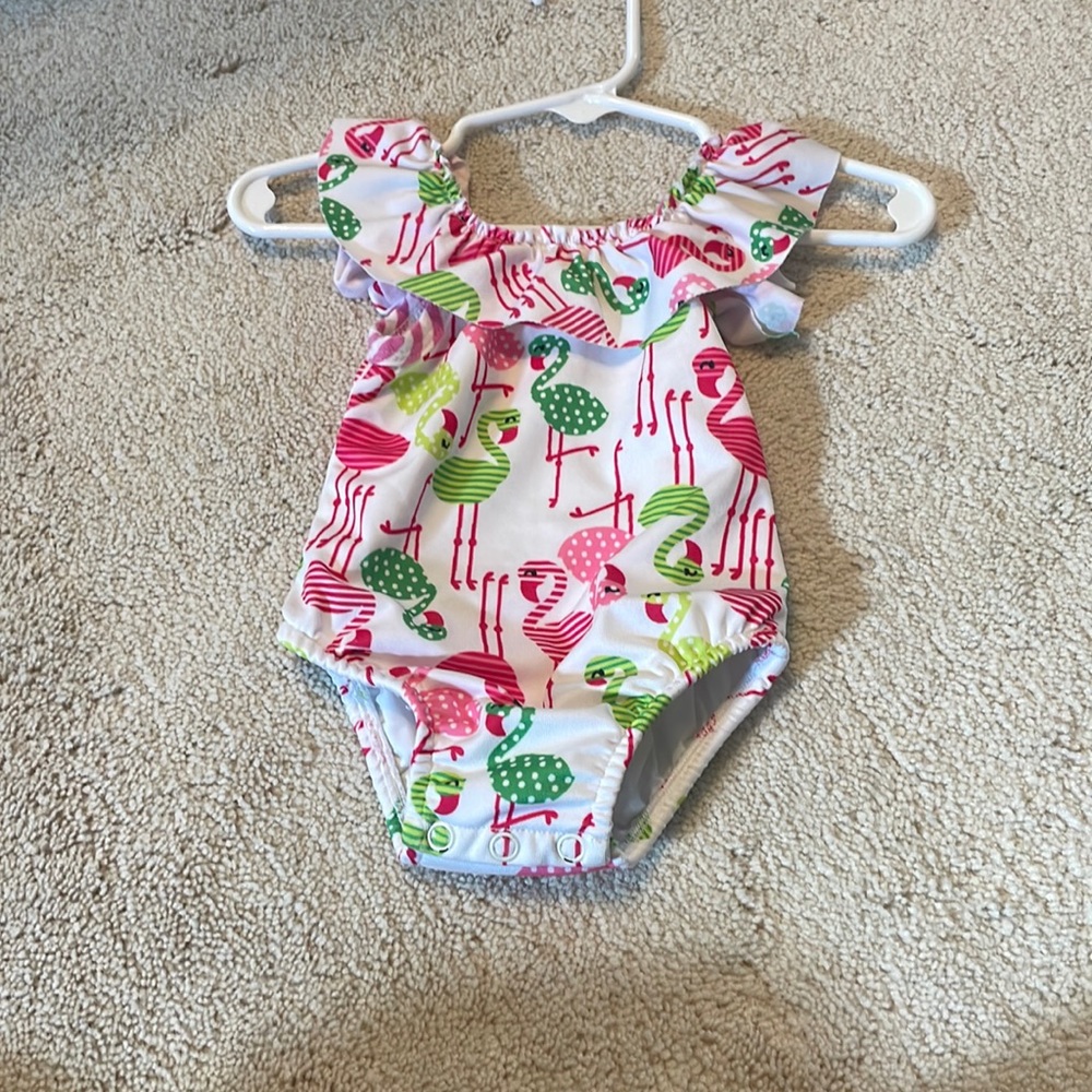 The Bailey Boys flamingo swimsuit